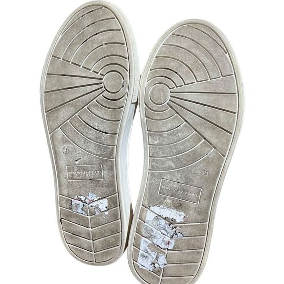 Marc Jacobs Sneakers‎ Womens 5 Pink Love Mercer Blue Slip On Platform 35 EU - Picture 7 of 9